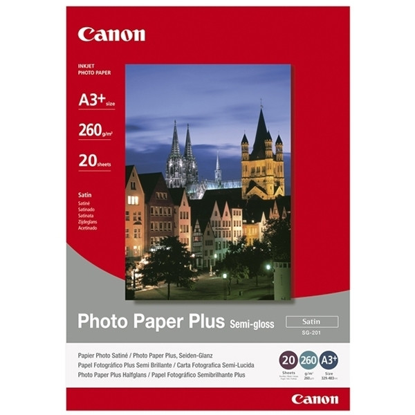 Canon A3 260g Canon SG-201 fotopapper | Plus Semi-Gloss | 20 ark 1686B026 150364 - 1