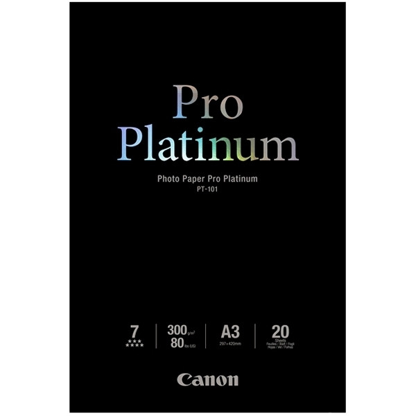Canon A3 300g Canon PT-101 fotopapper | Pro Platinum | 20 ark 2768B017 150368 - 1