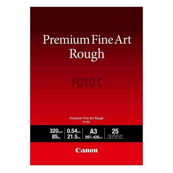 Canon A3 320g Canon FA-RG1 fotopapper | Premium Fine Art Rough | 25 ark 4562C003 154048 - 1