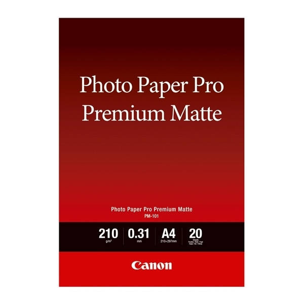 Canon A4 210g Canon PM-101 fotopapper | Premium Matte | 20 ark 8657B005 154014 - 1