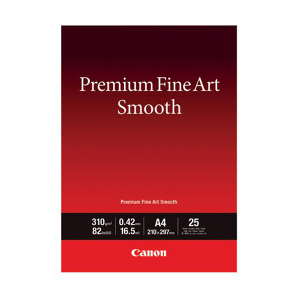 Canon A4 310gsm Canon FA-SM2 fotopapper | Premium Fine Art Smooth | 25 ark 1711C011 154076 - 1