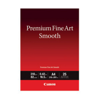 Canon A4 310gsm Canon FA-SM2 fotopapper | Premium Fine Art Smooth | 25 ark 1711C011 154076