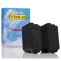 Canon BC-02 svart bläckpatron 2-pack (varumärket 123ink)  010006