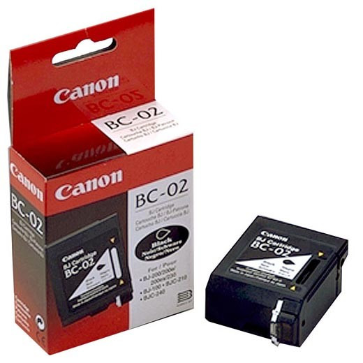 Canon BC-02 svart bläckpatron (original) 0881A002 010000 - 1