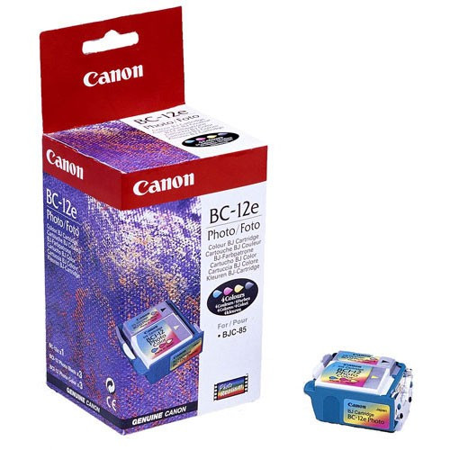 Canon BC-12e  fotosvart + fotofärg skrivhuvud (original) 0908A002 010120 - 1