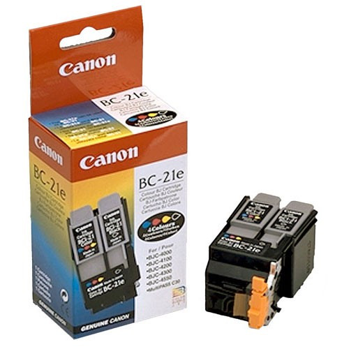 Canon BC-21e svart + färg skrivhuvud (original) 0899A002 010250 - 1