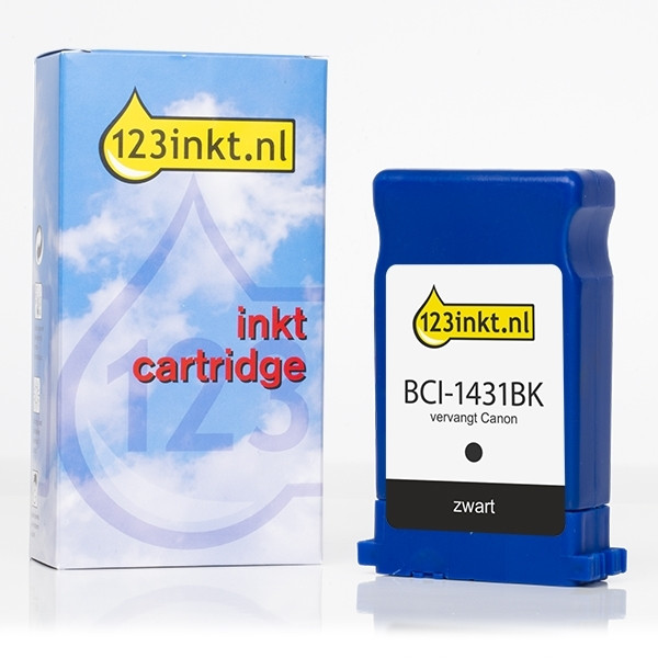 Canon BCI-1431BK svart bläckpatron (varumärket 123ink) 8963A001C 017163 - 1