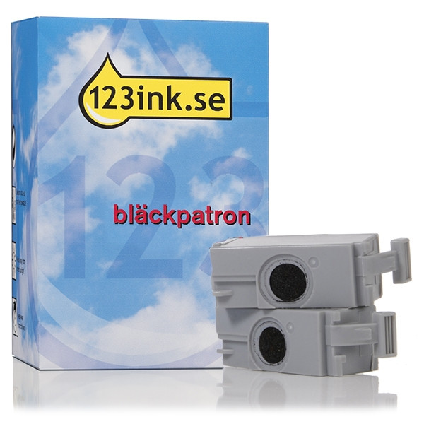 Canon BCI-15BK svart bläckpatron 2-pack (varumärket 123ink) 8190A002AAC 8190A002C 014041 - 1