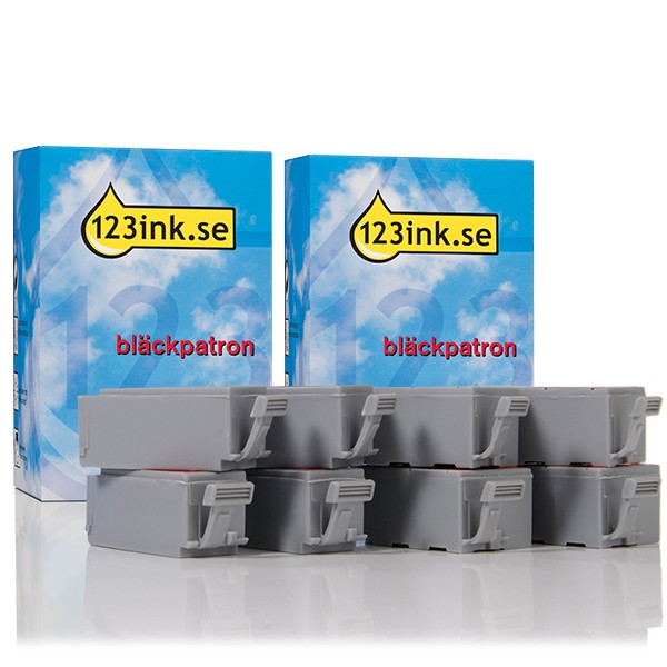 Canon BCI-15 BK | 15C bläckpatron 8-pack (varumärket 123ink) 8190A002C 8191A002C 120300 - 1