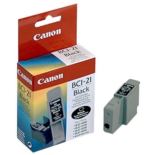 Canon BCI-21BK svart bläckpatron (original) 0954A002 013000 - 1
