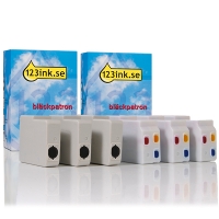Canon BCI-24 BK | 24C bläckpatron 6-pack (varumärket 123ink)