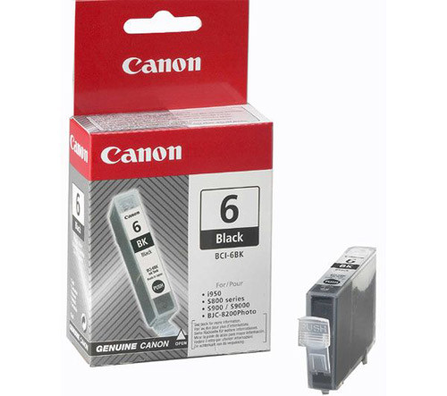 Canon BCI-6BK svart bläckpatron (original) 4705A002 011400 - 1