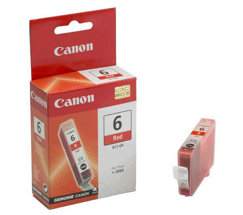 Canon BCI-6R röd bläckpatron (original) 8891A002 011520 - 1