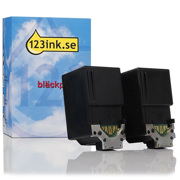 Canon BX-20 svart bläckpatron 2-pack (varumärket 123ink)  010221 - 1