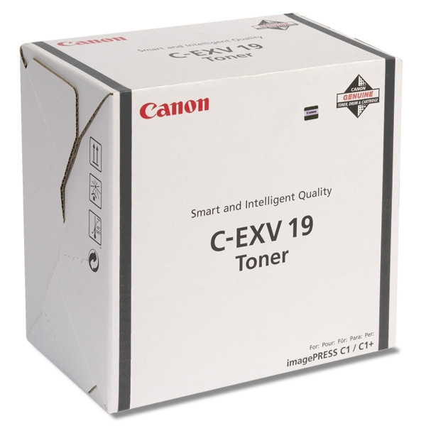 Canon C-EXV19 BK svart toner (original) 0397B002 070888 - 1
