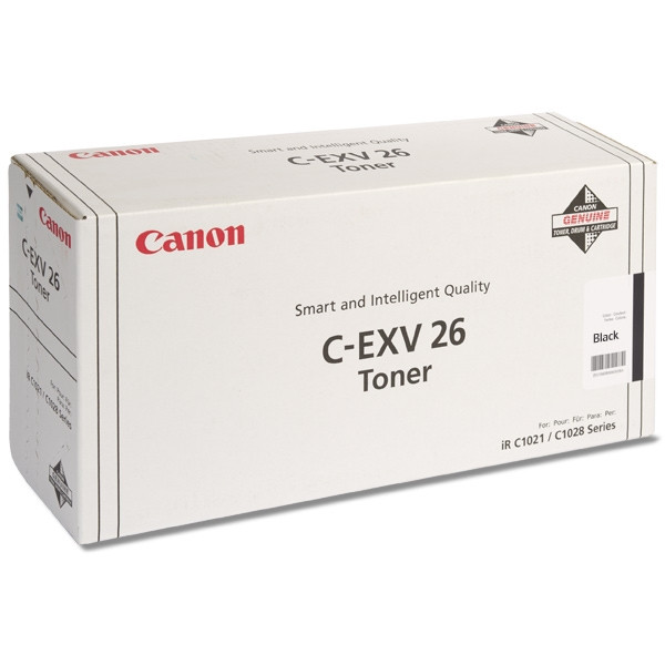 Canon C-EXV26 BK svart toner (original) 1660B006 070870 - 1