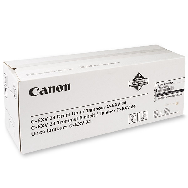 Canon C-EXV34 svart trumma (original) 3786B003 070720 - 1