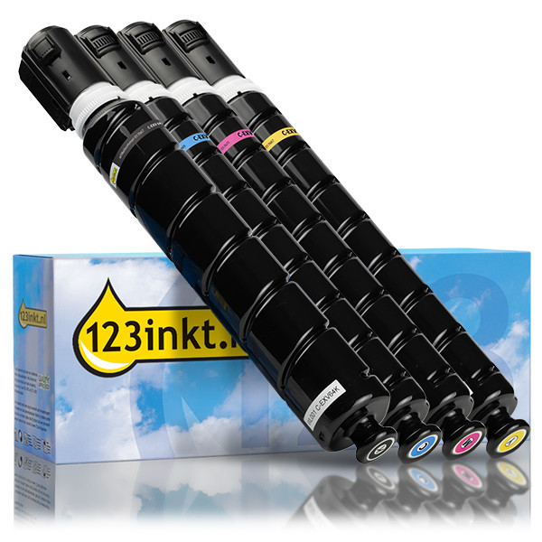 Canon C-EXV64 BK/C/M/Y toner 4-pack (varumärket 123ink) 131992 - 1