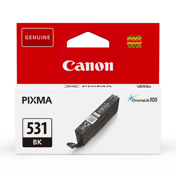 Canon CLI-531BK svart bläckpatron (original) 6118C001 017644 - 1