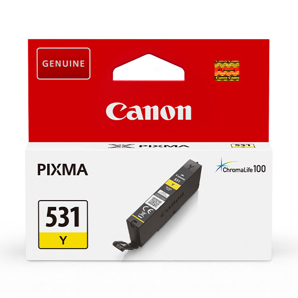 Canon CLI-531Y gul bläckpatron (original) 6121C001 017650 - 1