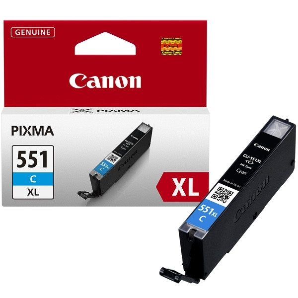 Canon CLI-551C XL cyan bläckpatron hög kapacitet (original) 6444B001 018792 - 1