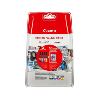 Canon CLI-551 BK/C/M/Y bläckpatron och fotopapper (original) 6508B005 651014