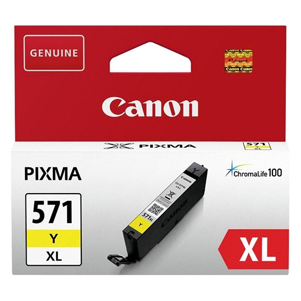 Canon CLI-571Y XL gul bläckpatron hög kapacitet (original) 0334C001 0334C001AA 017256 - 1