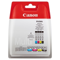 Canon CLI-571 BK/C/M/Y bläckpatron 4-pack (original) 0386C004 0386C005 0386C007 0386C008 0386C009 017262