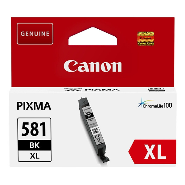Canon CLI-581BK XL svart bläckpatron hög kapacitet (original) 2052C001 017450 - 1