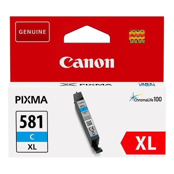 Canon CLI-581C XL cyan bläckpatron hög kapacitet (original) 2049C001 017452 - 1