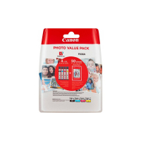Canon CLI-581XL BK/C/M/Y bläckpatron + fotopapper Value Pack (original) 2052C004 2052C006 010306