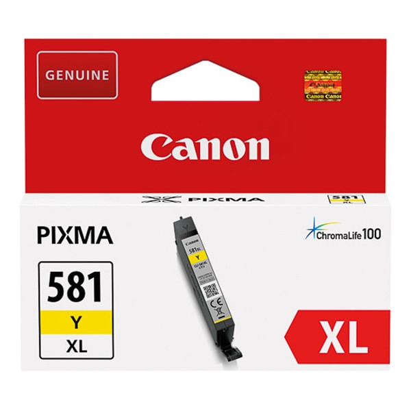 Canon CLI-581Y XL gul bläckpatron hög kapacitet (original) 2051C001 017456 - 1