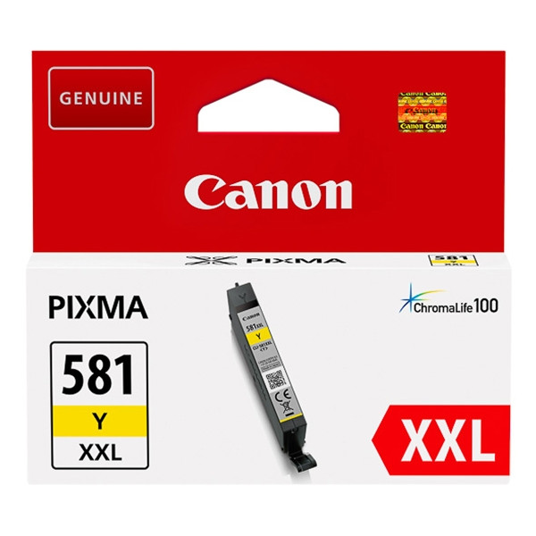 Canon CLI-581Y XXL gul bläckpatron extra hög kapacitet (original) 1997C001 017466 - 1