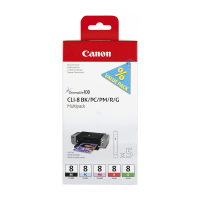 Canon CLI-8 BK/PC/PM/R/G bläckpatron 5-pack (original) 0620B027 010463