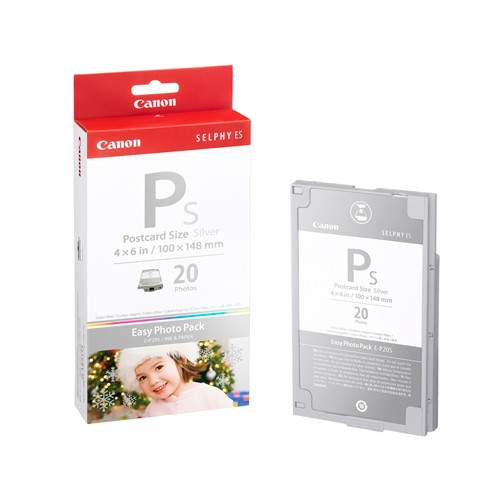 Canon Easy Photo Pack E-P20S silver bläckpatron och papper (original) 2365B001 018183 - 1