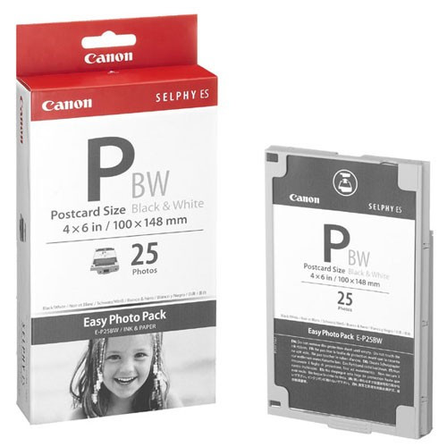 Canon Easy Photo Pack E-P25BW bläckpatron och papper (original) 1251B001AA 018160 - 1