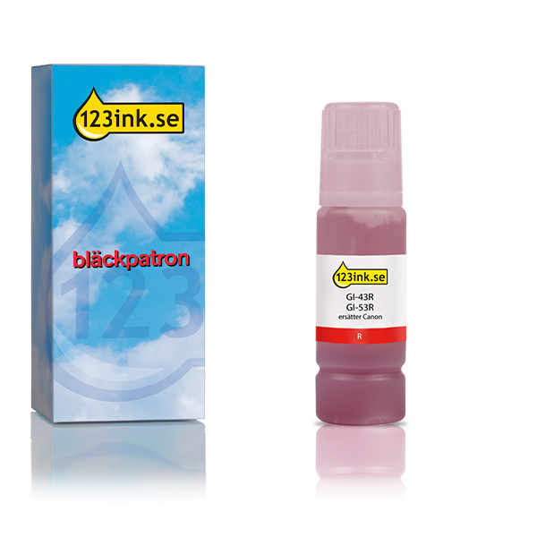 Canon GI-43R röd bläckrefill (varumärket 123ink) 016077 - 1