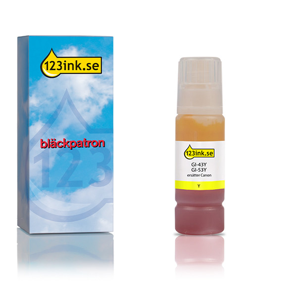Canon GI-43Y bläckflaska gul (123inkt husmärke) 016073 - 1