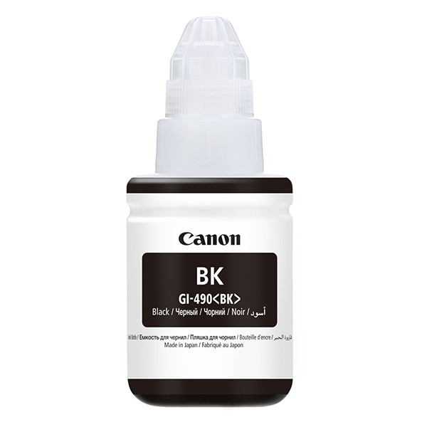 Canon GI-490BK svart bläckrefill (original) 0663C001 011672 - 1