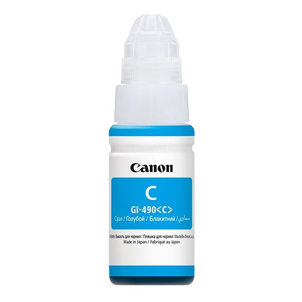 Canon GI-490C cyan bläckrefill (original) 0664C001 011674 - 1