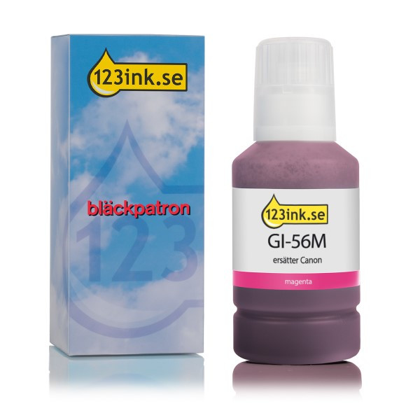 Canon GI-56M magenta bläckrefill (varumärket 123ink) 4431C001C 016051 - 1