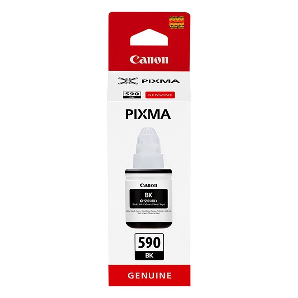 Canon GI-590BK svart bläckrefill (original) 1603C001 017394 - 1