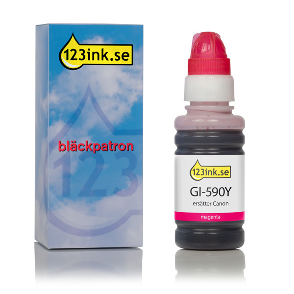 Canon GI-590M magenta bläckrefill (varumärket 123ink) 1605C001C 017399 - 1