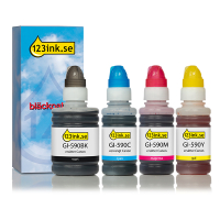 Canon GI-590 bläckrefill 4-pack (varumärket 123ink) 127161