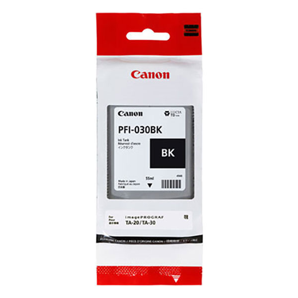Canon PFI-030BK svart bläckpatron (original) 3489C001 017528 - 1