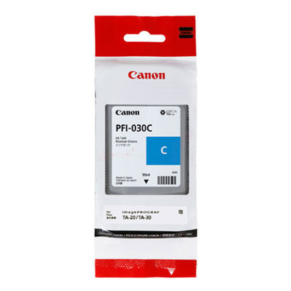 Canon PFI-030C cyan bläckpatron (original) 3490C001 017530 - 1