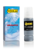 Canon PFI-050BK svart bläckrefill (varumärket 123ink)