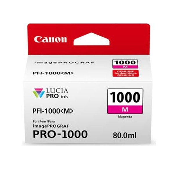 Canon PFI-1000M magenta bläckpatron (original) 0548C001 010130 - 1