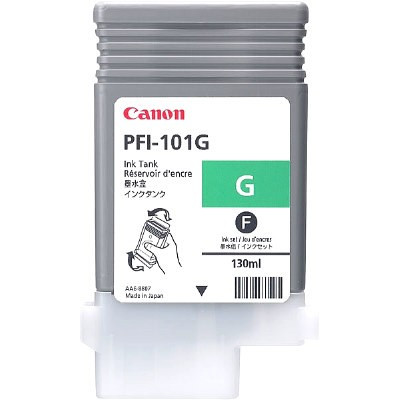 Canon PFI-101G grön bläckpatron (original) 0890B001 018266 - 1