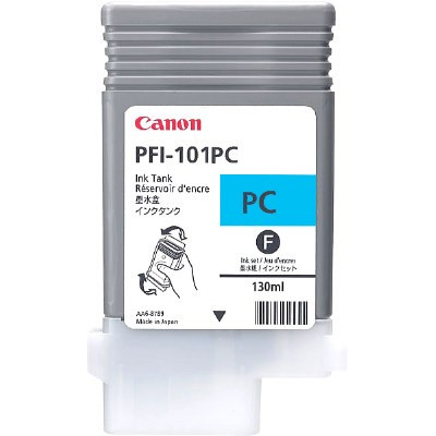 Canon PFI-101PC fotocyan bläckpatron (original) 0887B001 018260 - 1